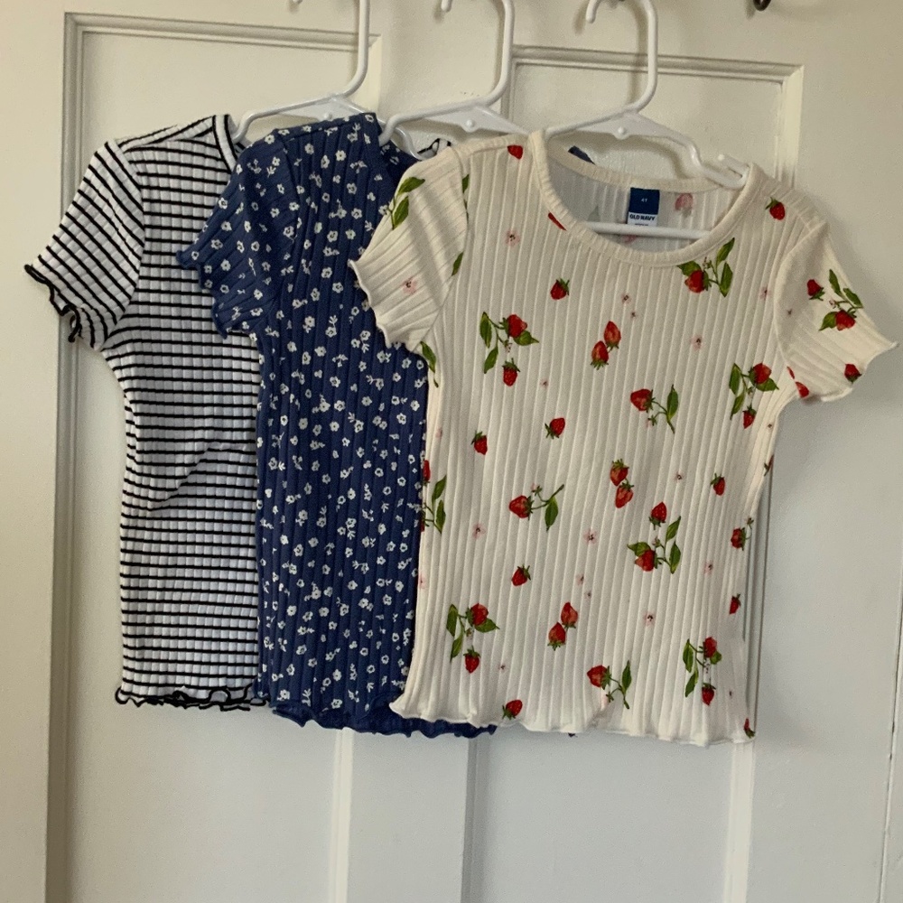 Old Navy girl tees size 4T bundle